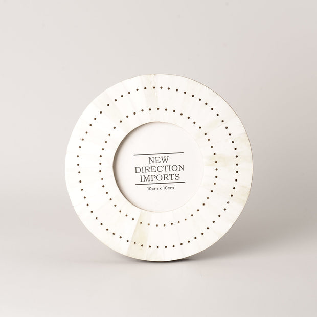 Handmade white bone frame (3 sizes)