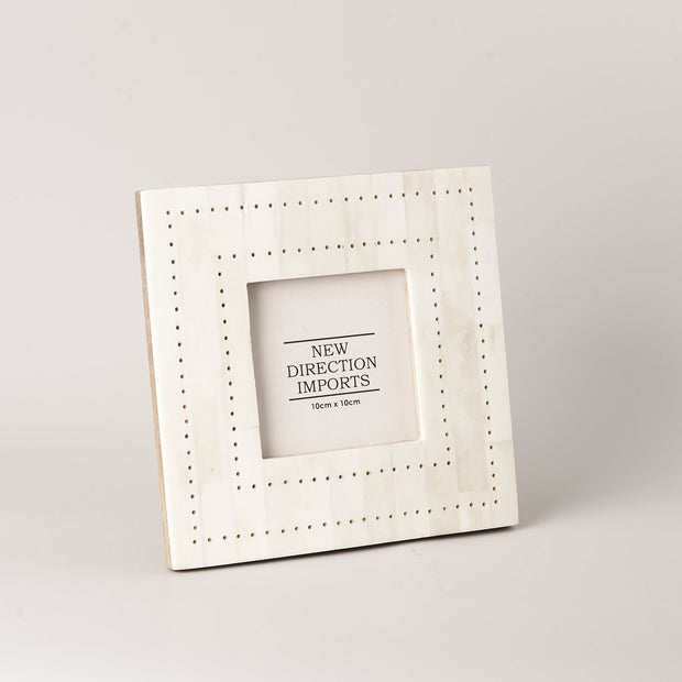 Handmade white bone frame (3 sizes)