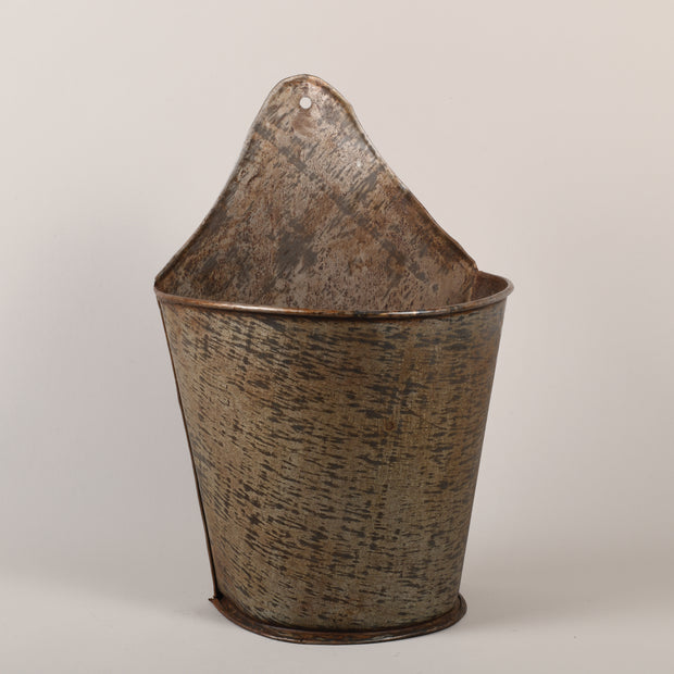 Handmade "half bucket" planters