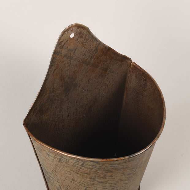 Handmade "half bucket" planters