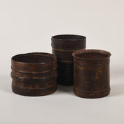 Vintage Indian mini iron pot.