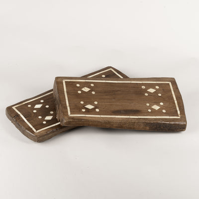 Bone Inlaid wooden Boards