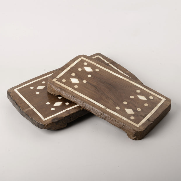 Bone Inlaid wooden Boards