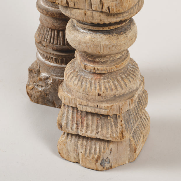 Mini wooden Carved candles