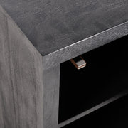 Matte Black tribal bedsides(Pair)