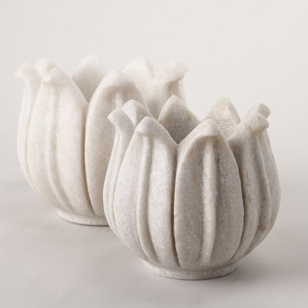 Marble Lotus Tealight holder (3 sizes)