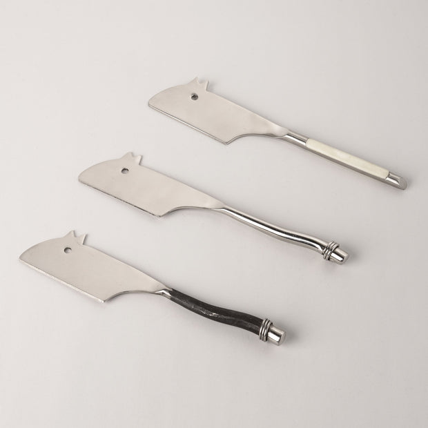 Burnished Ring Mouse Cheese Knife