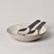 Mini burnished chunky salad server