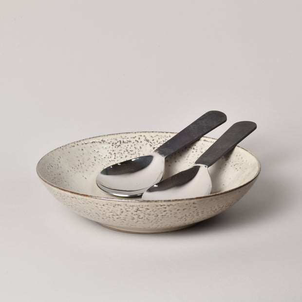 Mini burnished chunky salad server