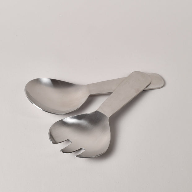 Mini satin salad server