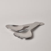 Mini satin salad server