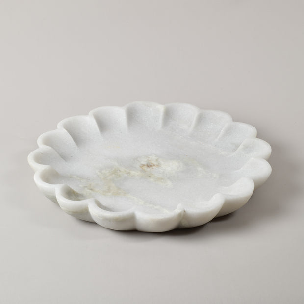 White Marble Flower bowl (3 Sizes)