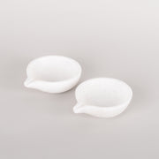White Marble Diya