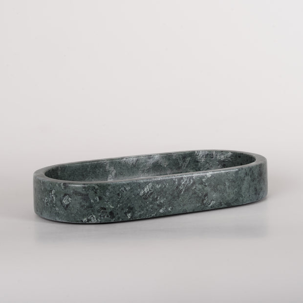 Green Marble Oval tray
