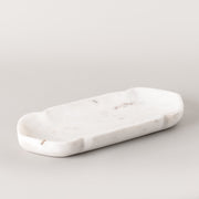 Small White Marble Mishka tray