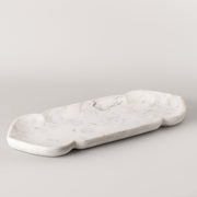 Large White Marble Mishka tray