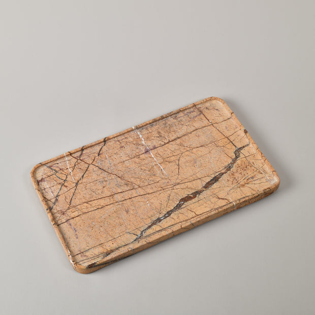 Large 'Fossil Stone" shallow tray