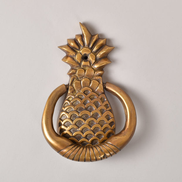 Brass pineapple door knocker