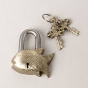 Small Brass Fish Lock