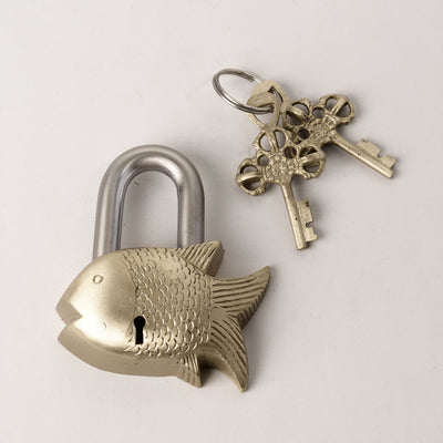 Small Brass Fish Lock