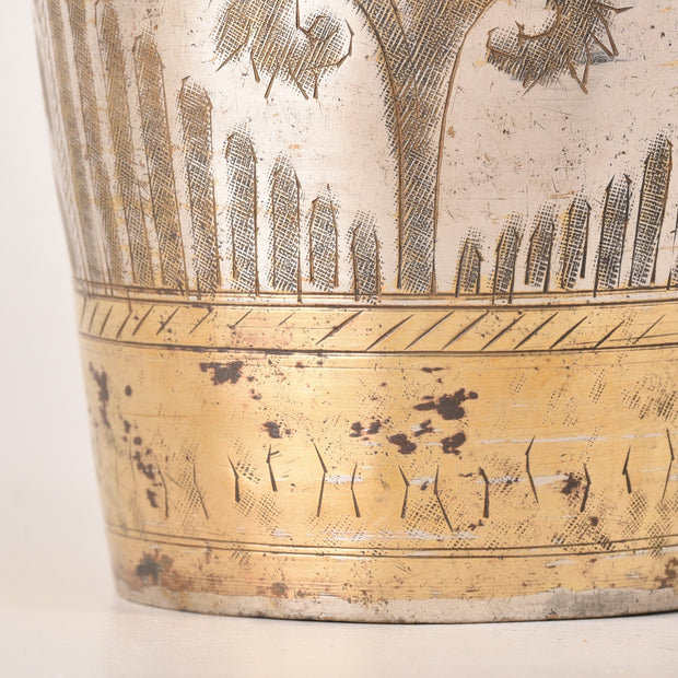 Vintage Brass Lassi Cup/16