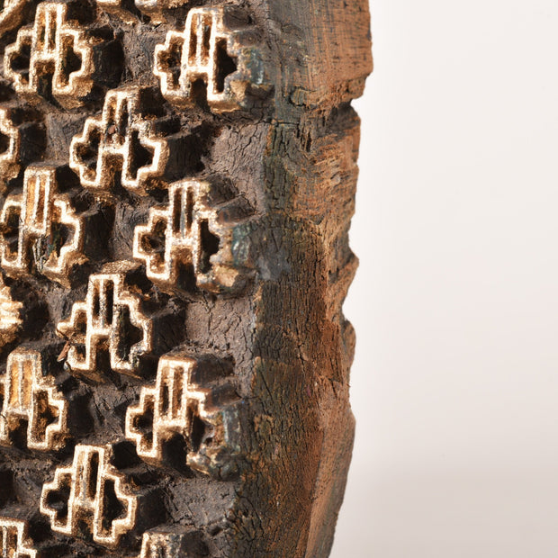 Vintage Gold Print Block