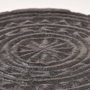 Black Carved unique Stone Trivet/31