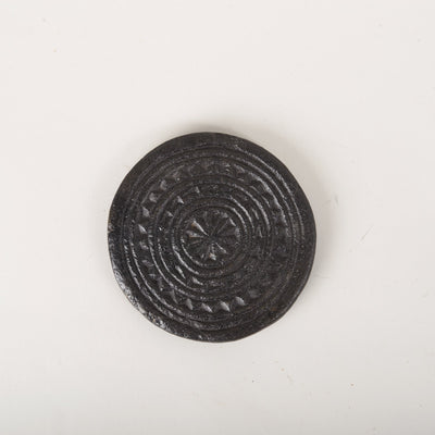 Black Carved unique Stone Trivet/31