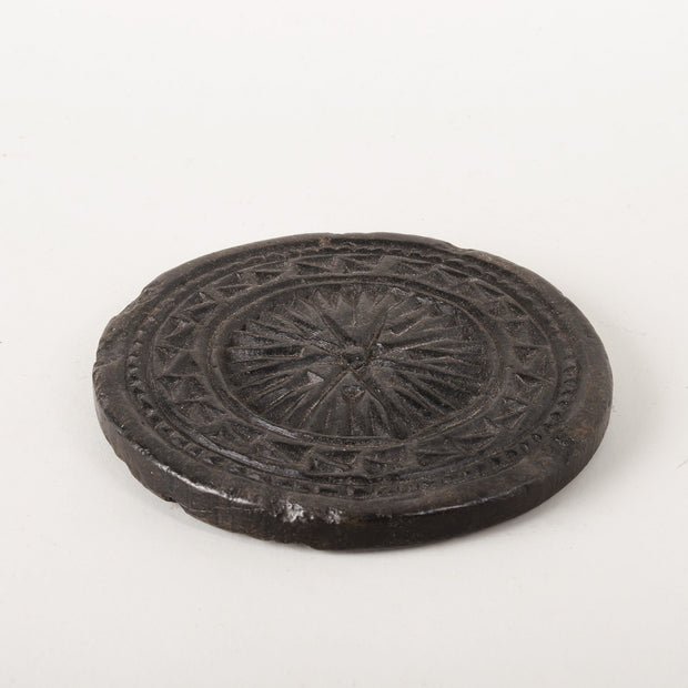 Black Carved unique Stone Trivet/34