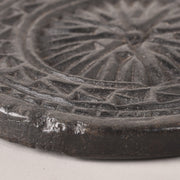 Black Carved unique Stone Trivet/34