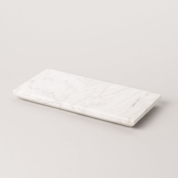White Marble Dispenser Tray