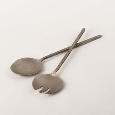 Hand Forged Antique Brass Server